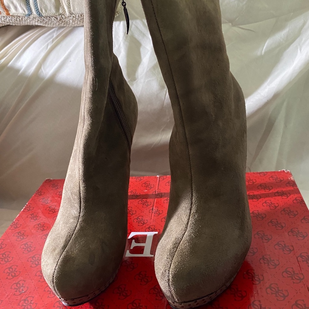 Guess suede booties